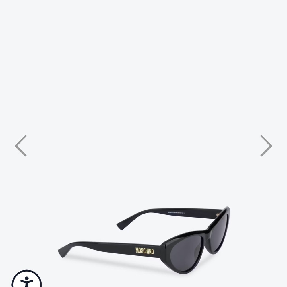 Moschino black cat eye sunglasses - Picture 3 of 8